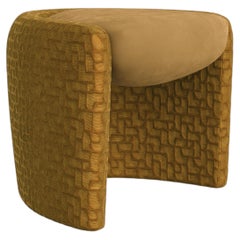 Grace Stool Patterned Velvet Handmade in Portugal by Ottiu