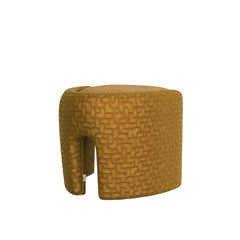 Grace Stool Patterned Velvet Handmade in Portugal by Ottiu