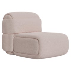 Elsa Modular Armless Chair Zinc Textiles Kowloon Handmade in Portugal by Ottiu