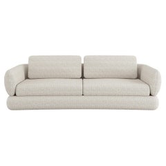 BELLAGIO Sofa aus weißem Bouclé 