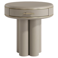 ETHEREAL Table de chevet ronde et moderne