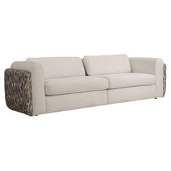 ARCHIE Contemporary Sculptural Sofa in Custom Upholstery