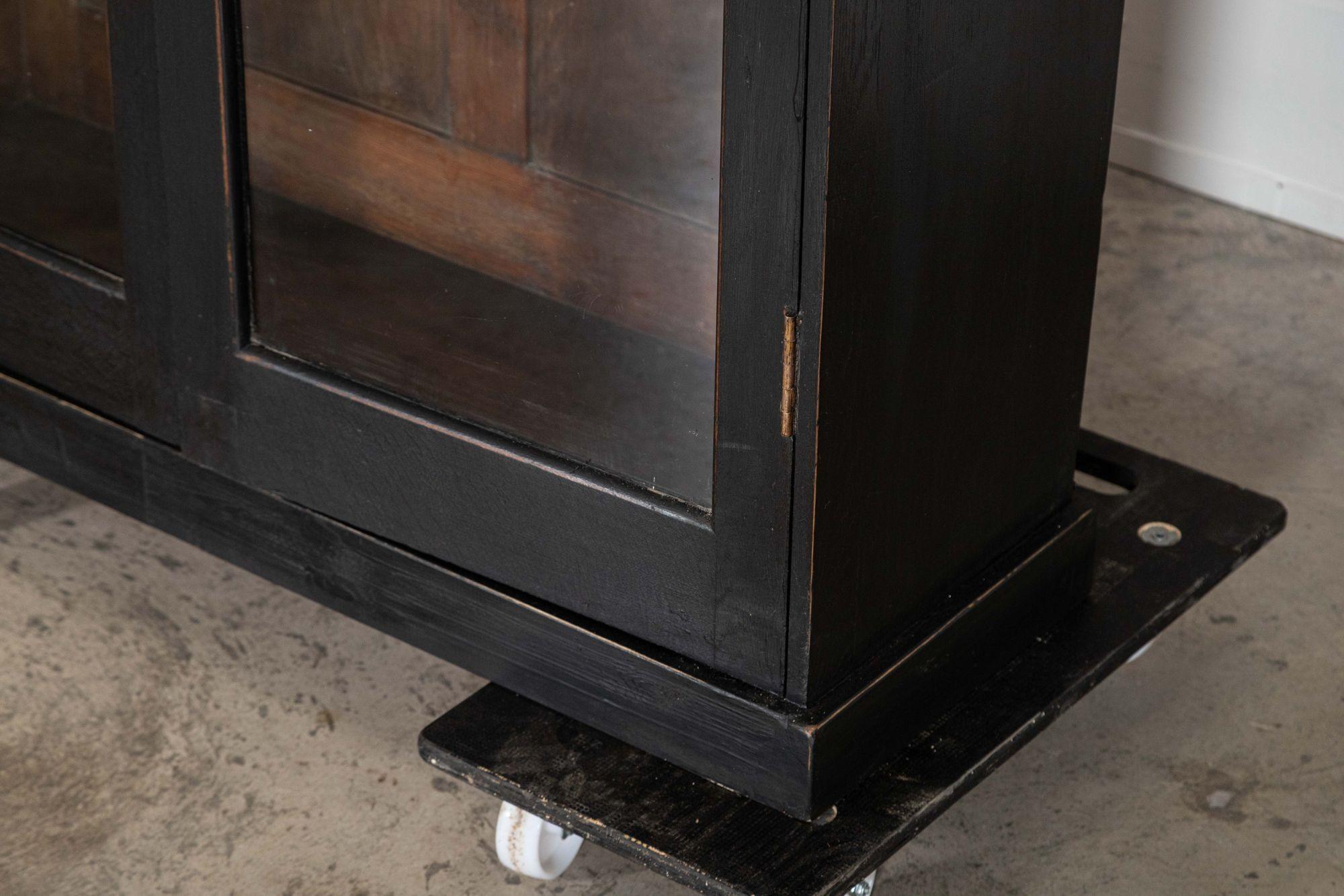Mobile libreria in Oak inglese del 19° secolo con vetro in vendita 8