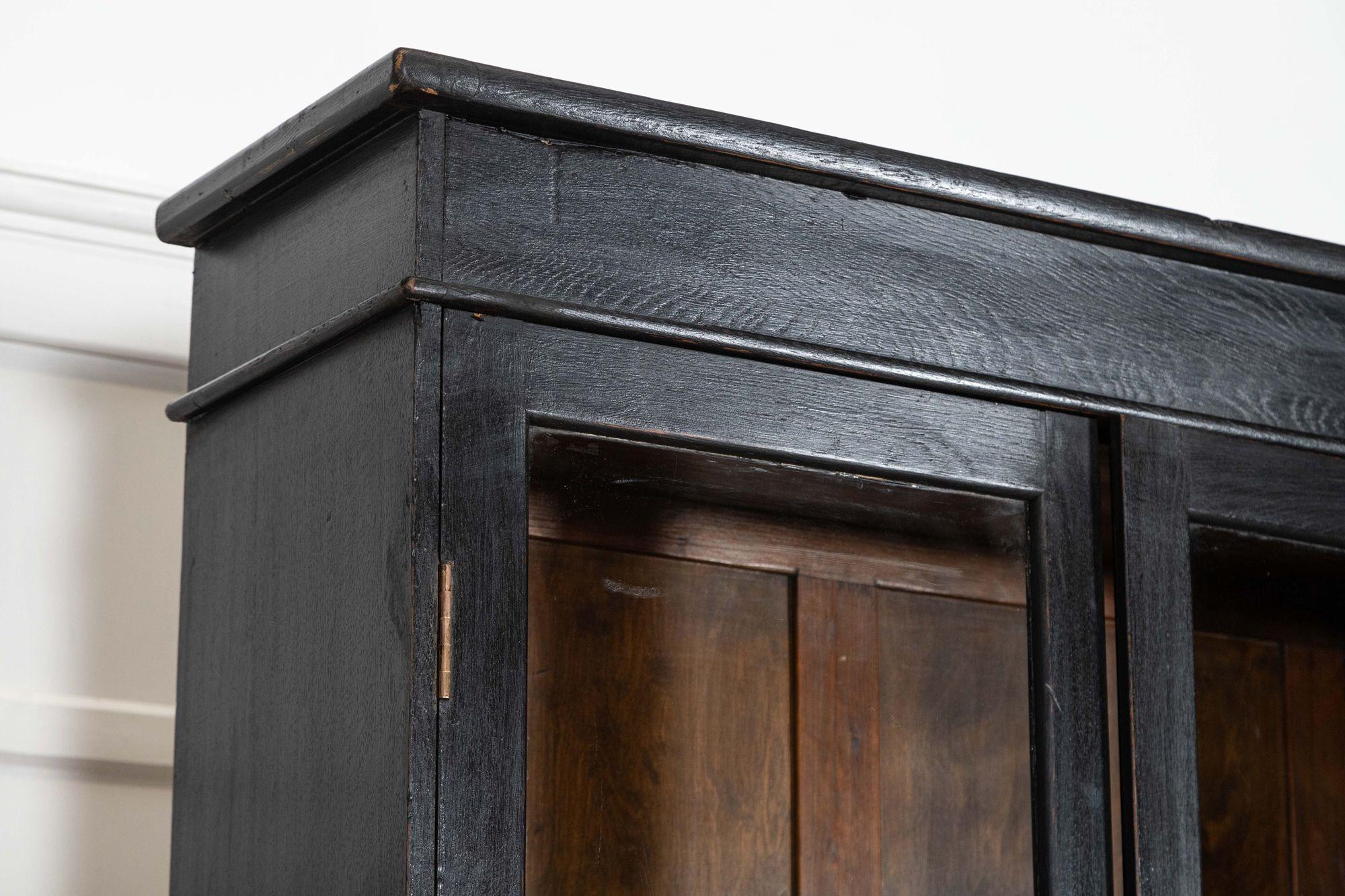 Mobile libreria in Oak inglese del 19° secolo con vetro in vendita 6