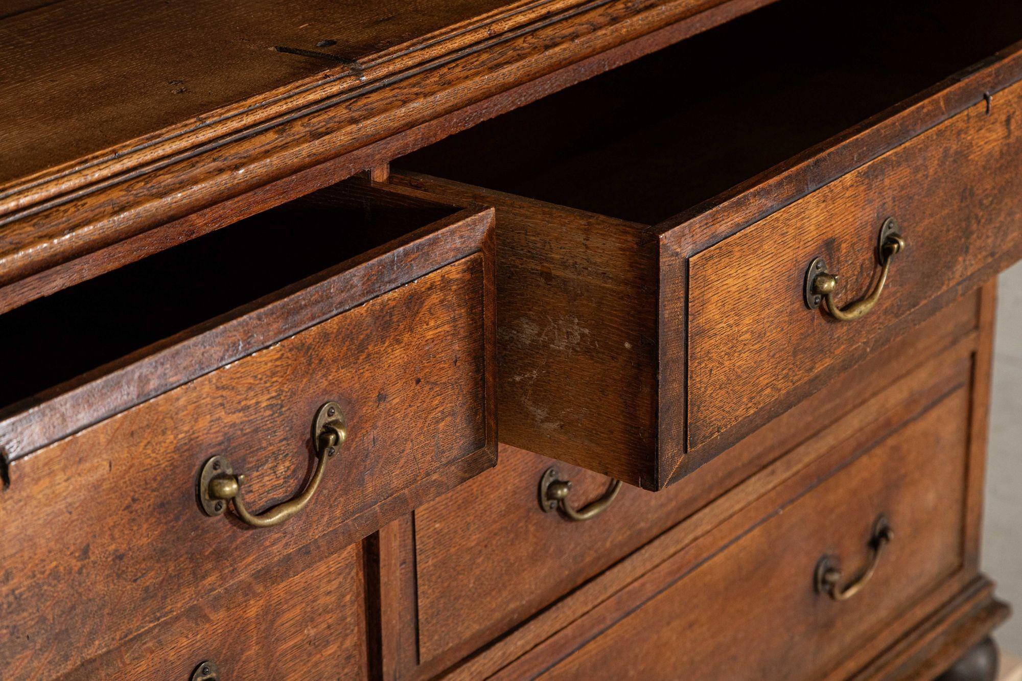 Grande armadio per governanti inglese del XIX secolo in Oak in vendita 9