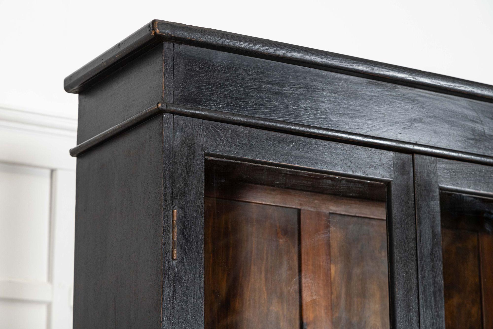 Mobile libreria in Oak inglese del 19° secolo con vetro in vendita 4