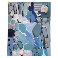 Acrylic Lee Hafer Original Abstract Painting on Canvas, 21st Century