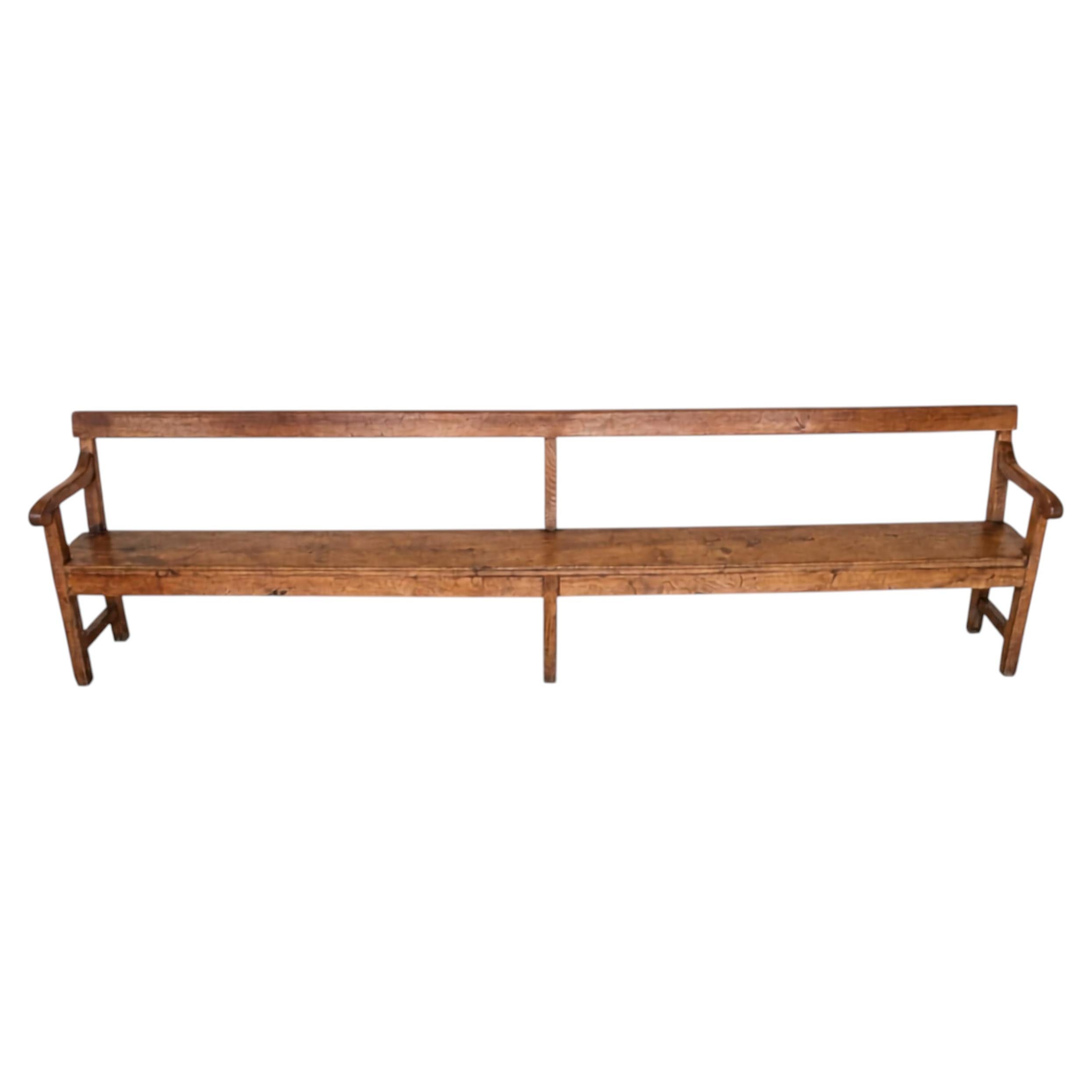 Oak Bench, England 1910 at 1stDibs