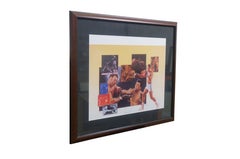 Muhammad Ali Michael Elins Signed Limited Edition Boxing Collage 31"