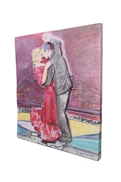 Larry Rivers Fred Astaire & Ginger Rogers 3D Dancers Pop Art Lithograph 34"
