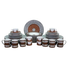 55 Pc Taitu Palladio Emilio Bergamin Architectural Brick China Dinner Service