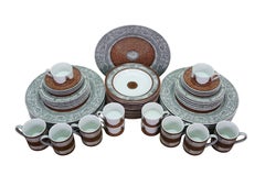 55 Pc Taitu Palladio Emilio Bergamin Architectural Brick China Dinner Service