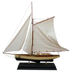 Vintage-Modell im maritimen Stil aus den 1920er- bis 1940er-Jahren: Yacht, Boot, Segelboot, 36"