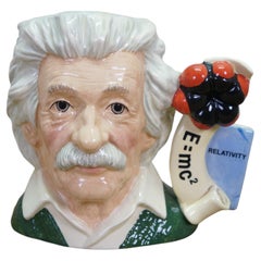 Royal Doulton Albert Einstein Theoretical Physicist Toby Character Jug D7023 8"