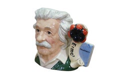 Royal Doulton Albert Einstein Theoretical Physicist Toby Character Jug D7023 8"