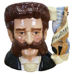 Royal Doulton Johann Strauss II Great Composer Toby Character Jug D7097 7"
