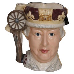 Signed Royal Doulton George Washington & King George III Toby Character Jug 6749