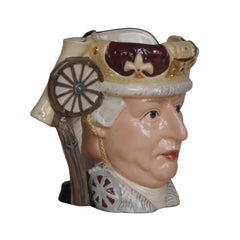 Signed Royal Doulton George Washington & King George III Toby Character Jug 6749
