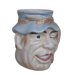 Royal Doulton John Barleycorn Tankard Folk Character Toby Jug D6780 6"