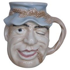 Royal Doulton John Barleycorn Tankard Folk Character Toby Jug D6780 6"