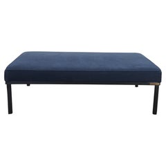 Vintage Minimalist Modern Parsons Style Cocktail Ottoman Foot Stool Footrest 61"