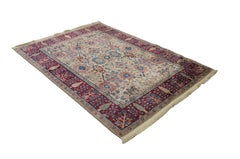Vintage Karastan 900-901 Persian Vase Samovar 100% Wool Geometric Area Rug 4'x6'