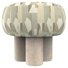 Puff Hygge Diseñado por Saccal Design House District Travertino de alabastro