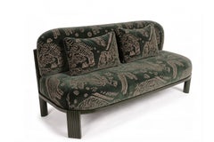 111 Sofa in Tiger Mountain Fabric & lacquered structure by Collector