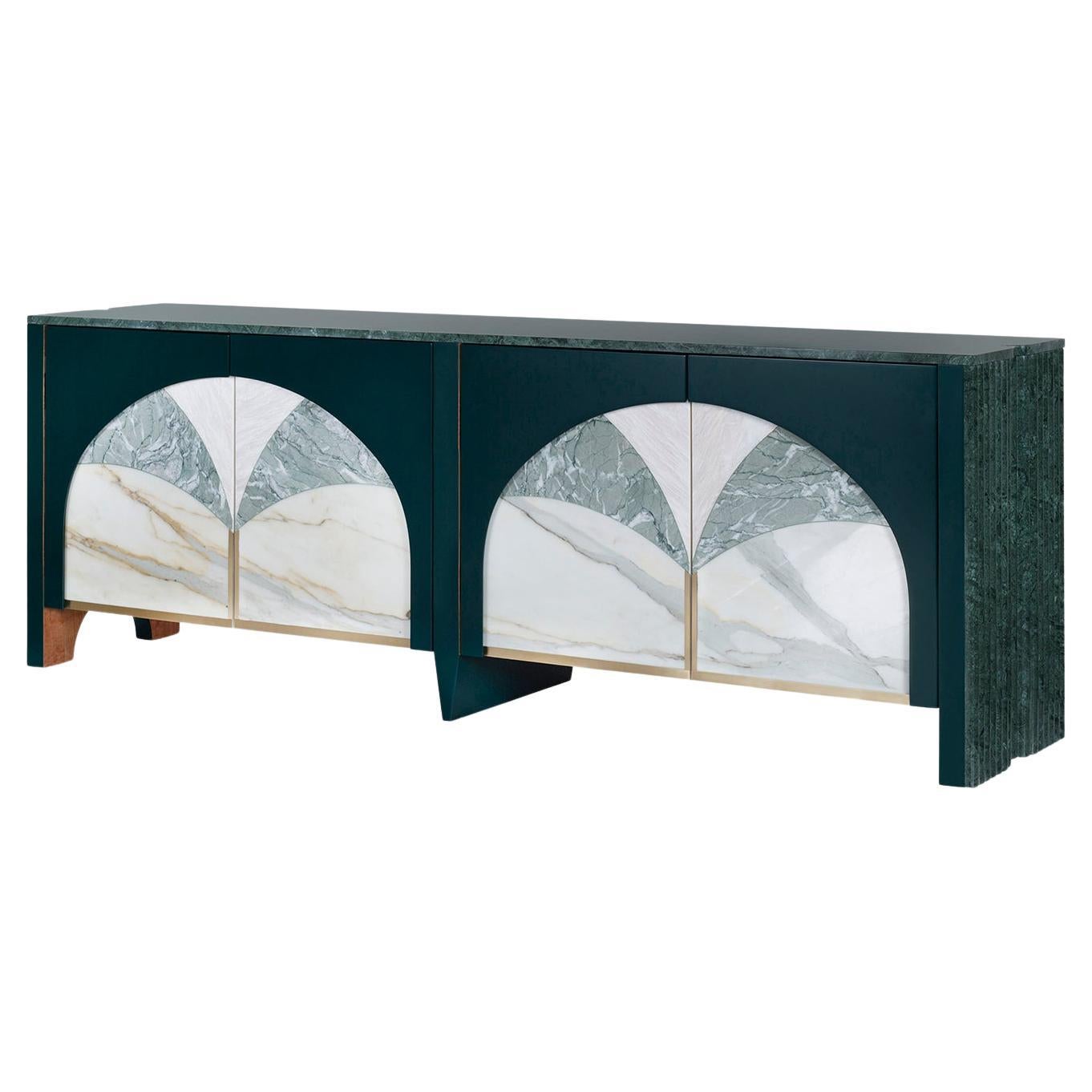 21st Century Modern Biloba Marble Sideboard Handcrafted Portugal by Greenapple 