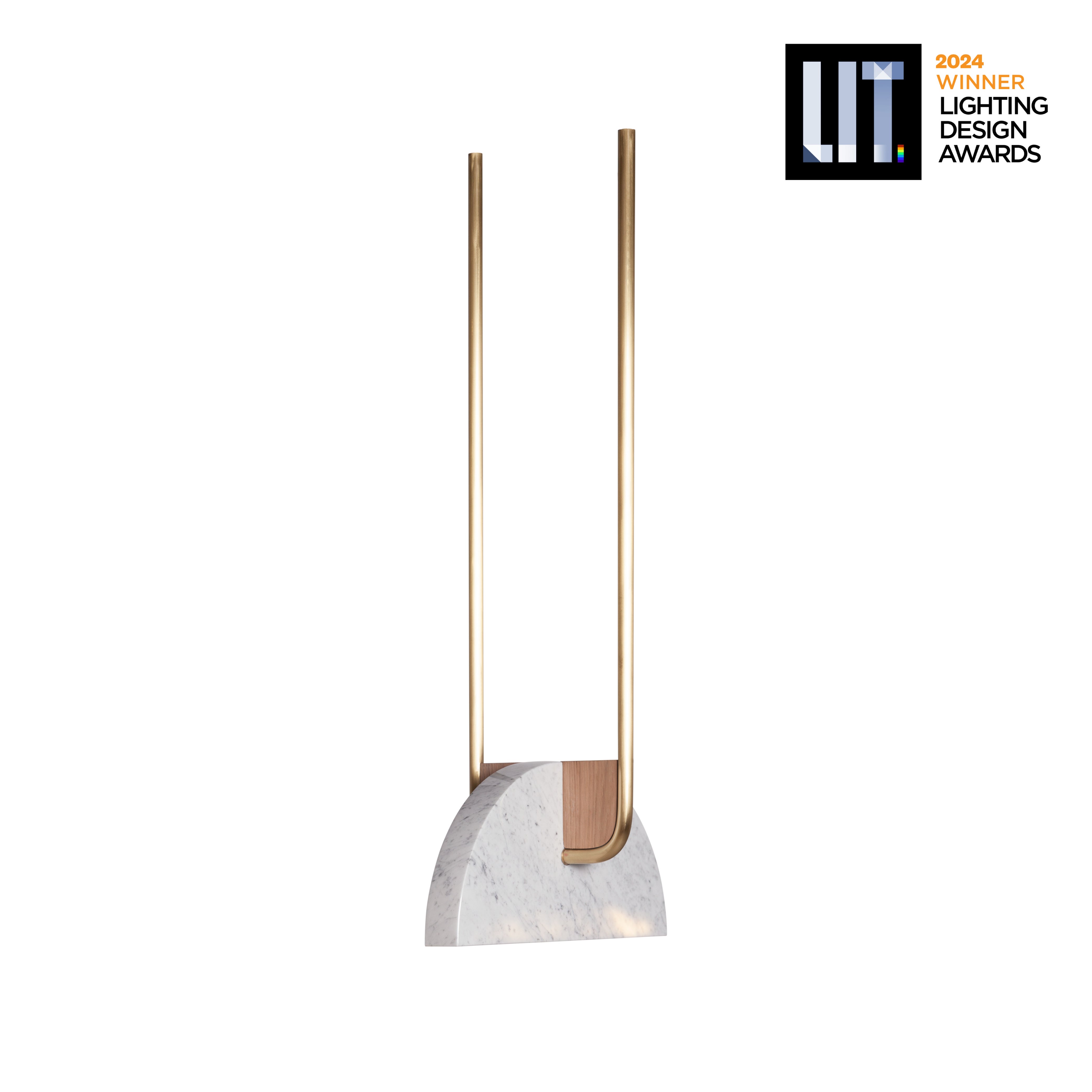 Modern Pessoa Hanging Lamp, Marble Brass, Handmade in Portugal by Greenapple For Sale