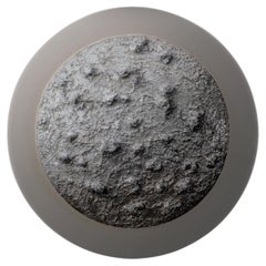Mid-Century Modern Moon Wall Art Sculpture Piece, Light, Handmade by Greenapple