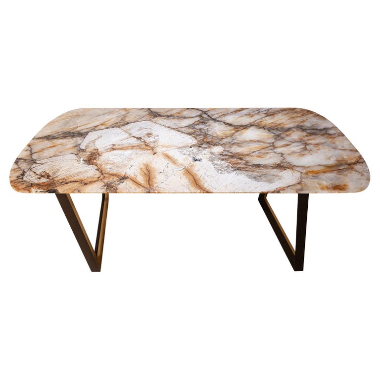 Greenapple Dining Table, Olisippo Dining Table, Granite, Handmade in Portugal For Sale