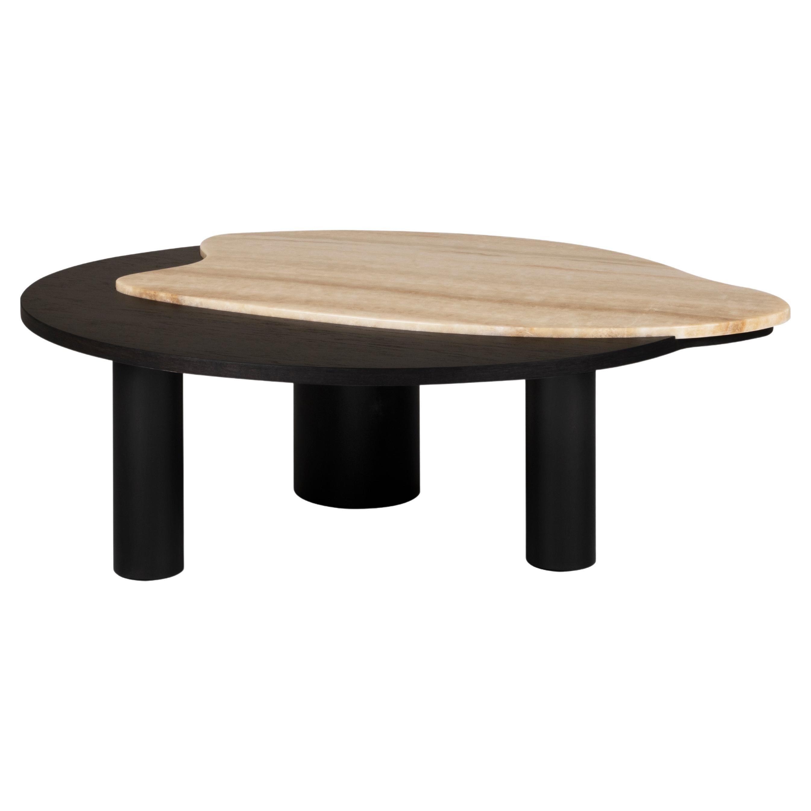 Modern Bordeira Coffee Table Shadow Onyx Handcrafted in Portugal by Greenapple