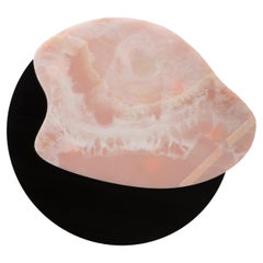 Modern Bordeira Coffee Table in Pink Onyx Handcrafted by Greenapple 