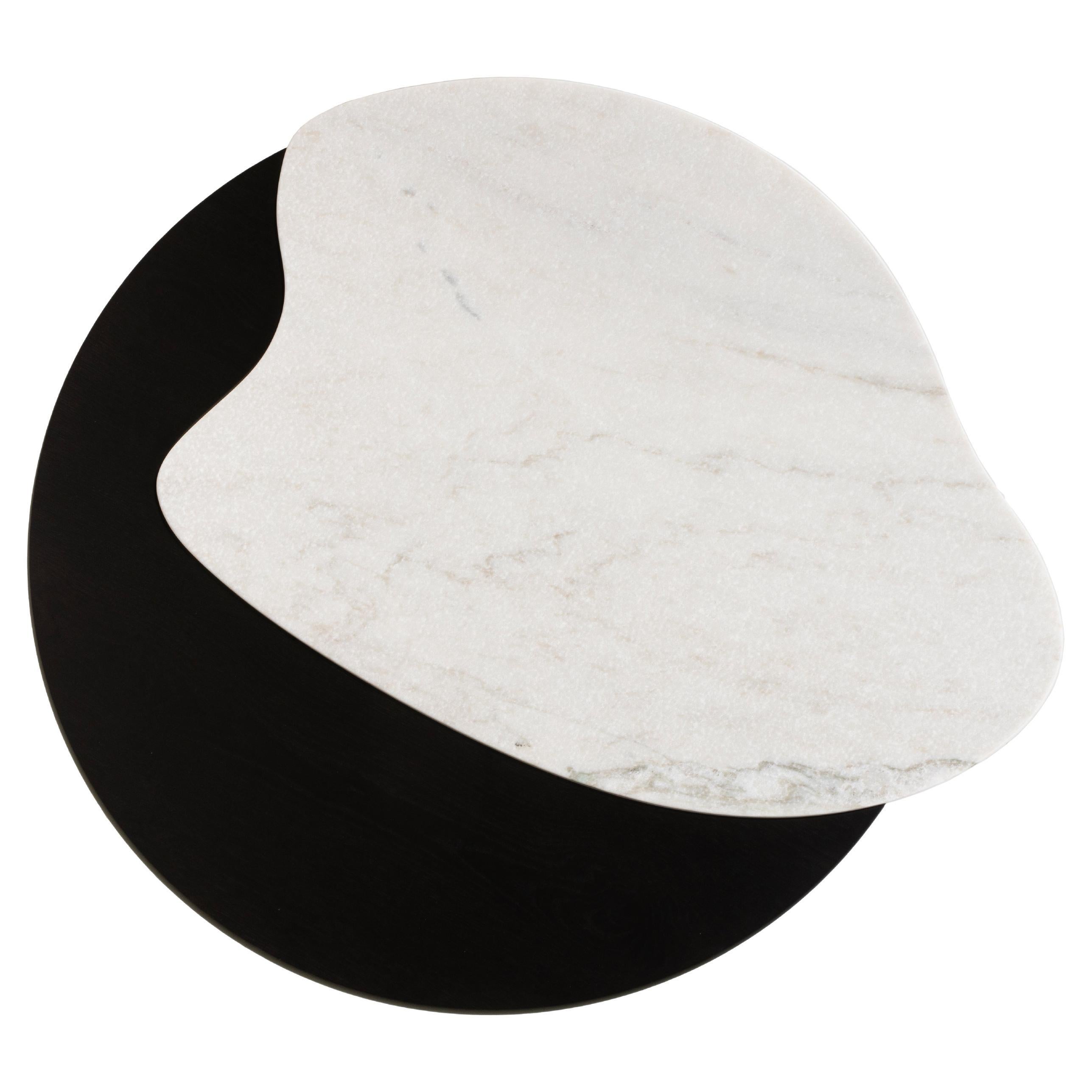 Table basse Bordeira, marbre martelé Bush, faite à la main Portugal Greenapple