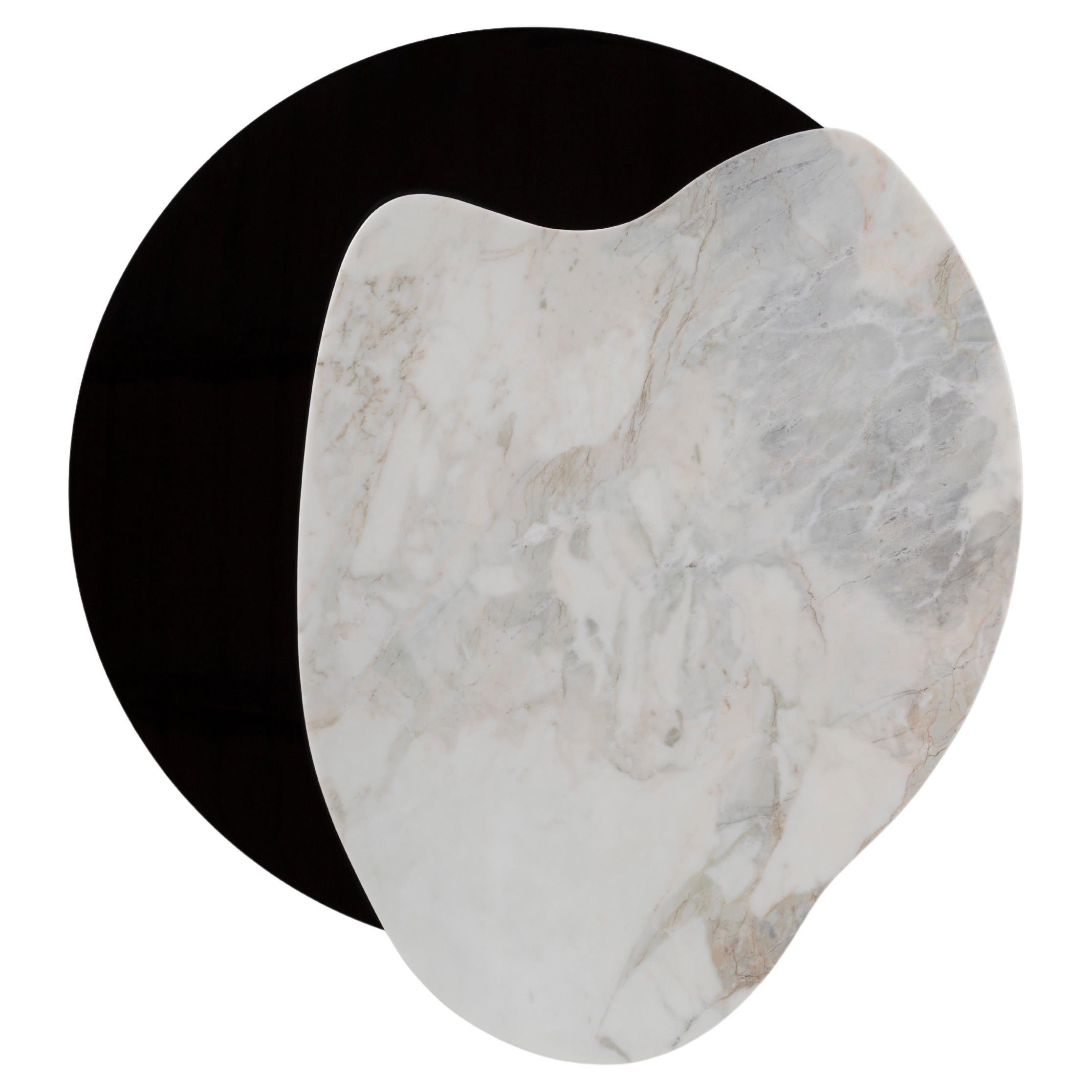 Modern Bordeira Coffee Table in Calacatta Cremo Marble Handcrafted by Greenapple
