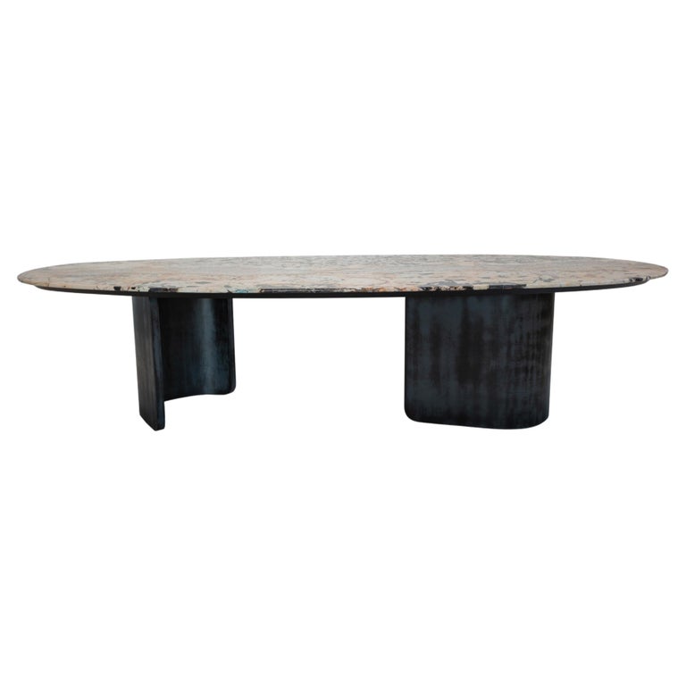 21st Century Modern Armona Dining Table Handcrafted in Portugal by Greenapple  For Sale
