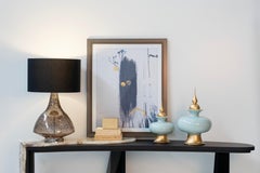 Set/2 Pots, Ceramic Pots, Green, Handmade in Portugal by Lusitanus Home