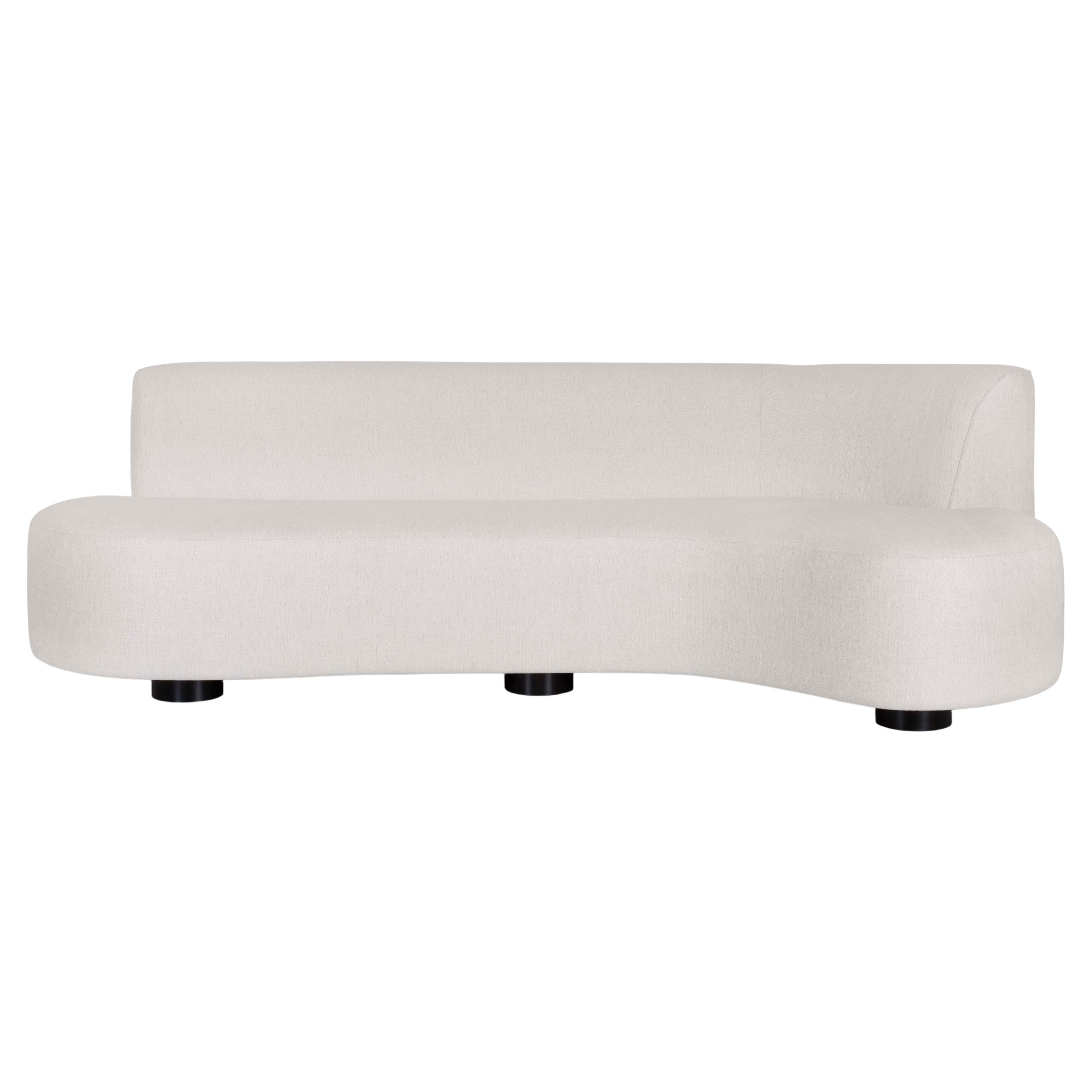 Modernes Galapinhos-Sofa, beige Baumwoll-Leinen, handgefertigt in Portugal von Greenapple im Angebot