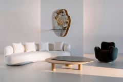Contemporary Bordeira Coffee Table, Green Guatemala, Handmade by Greenapple