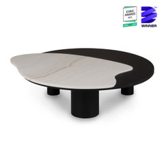 Modern Bordeira Coffee Table, White Onyx, Handmade in Portugal by Greenapple