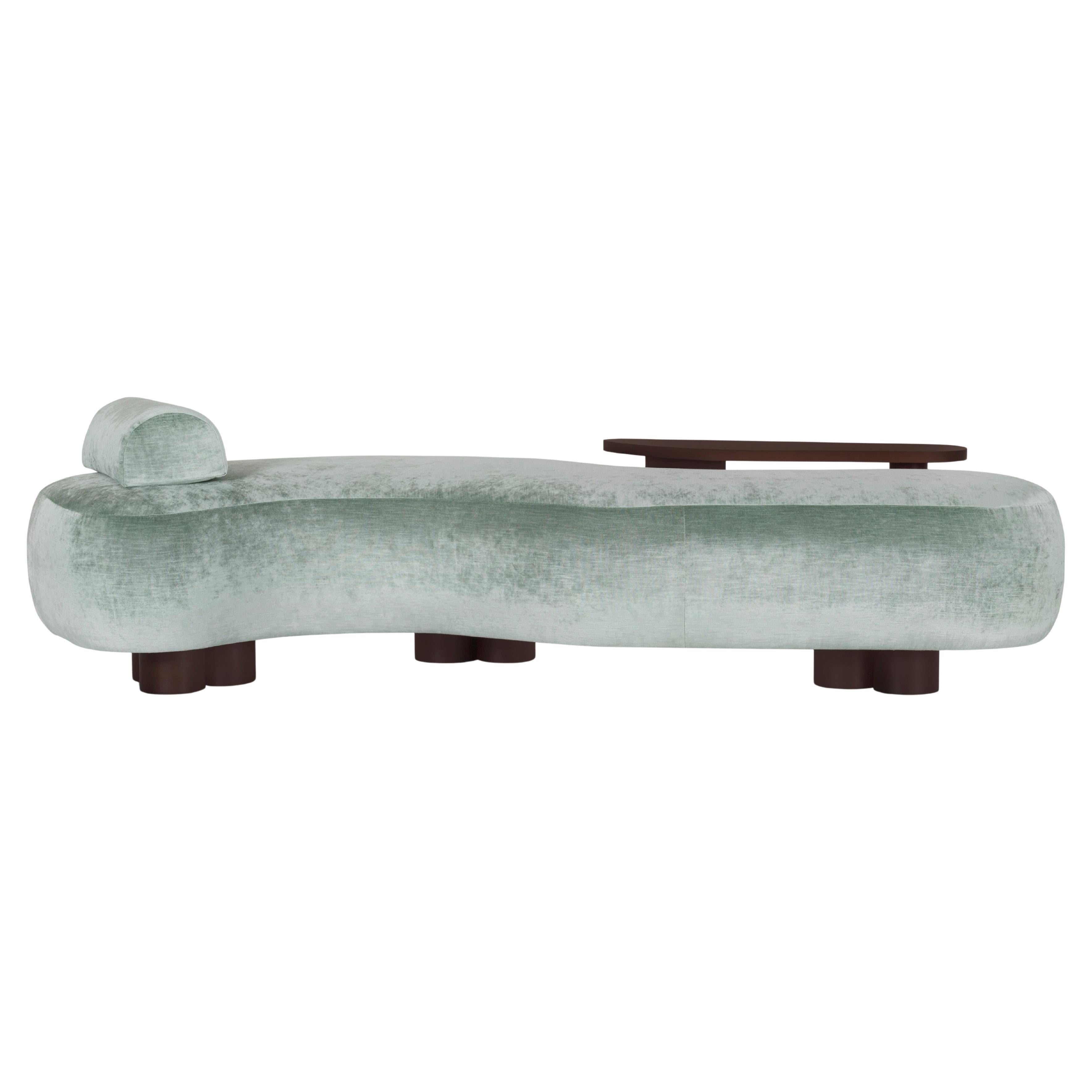 Modern Minho Chaise Lounge, DEDAR Velvet, Handmade in Portugal by Greenapple
