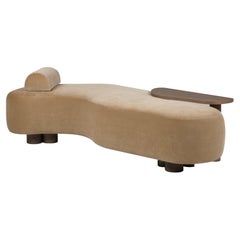 Modern Minho Chaise Lounge, DEDAR Velvet, Handmade in Portugal by Greenapple
