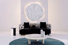 Mesa de centro contemporánea de mármol de Bordeira, hecha a mano en Portugal por Greenapple