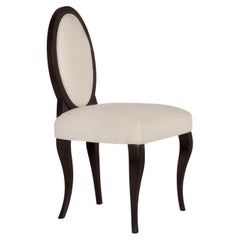 Dining Chairs Ellipse Upholstered Beige Handmade Portugal by Greenapple