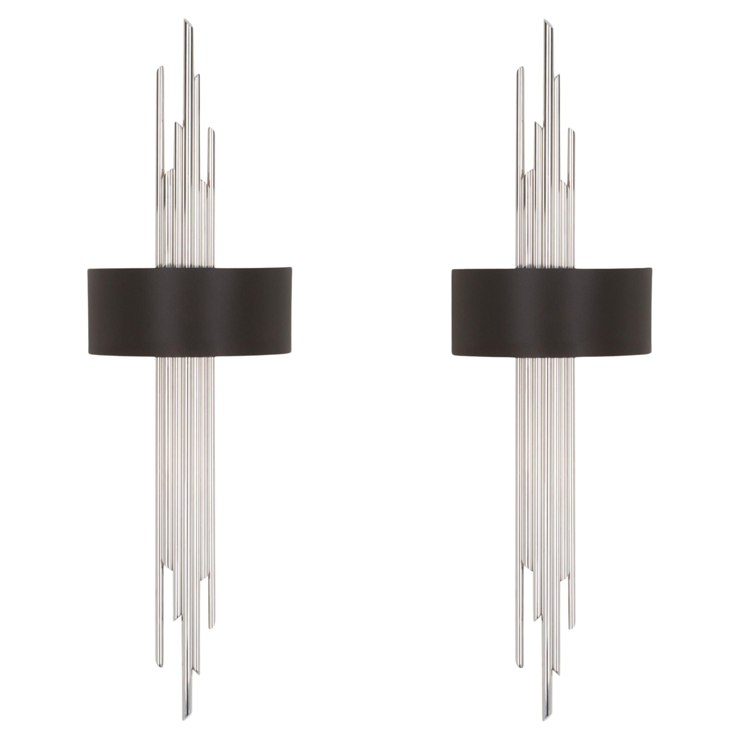 Greenapple Lámpara de Pared, Set/2 Lámparas de Pared Mira, Negras, Hechas a Mano en Portugal en venta