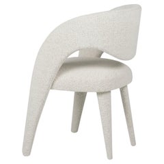 Modern Laurence Dining Chairs, DEDAR Bouclé, Handmade in Portugal by Greenapple