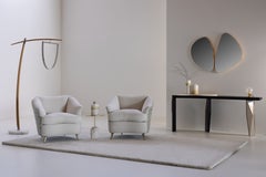 Pair of Armchair Gio Ponti Casa e Giardino, 1930s Full Restoration by Greenapple