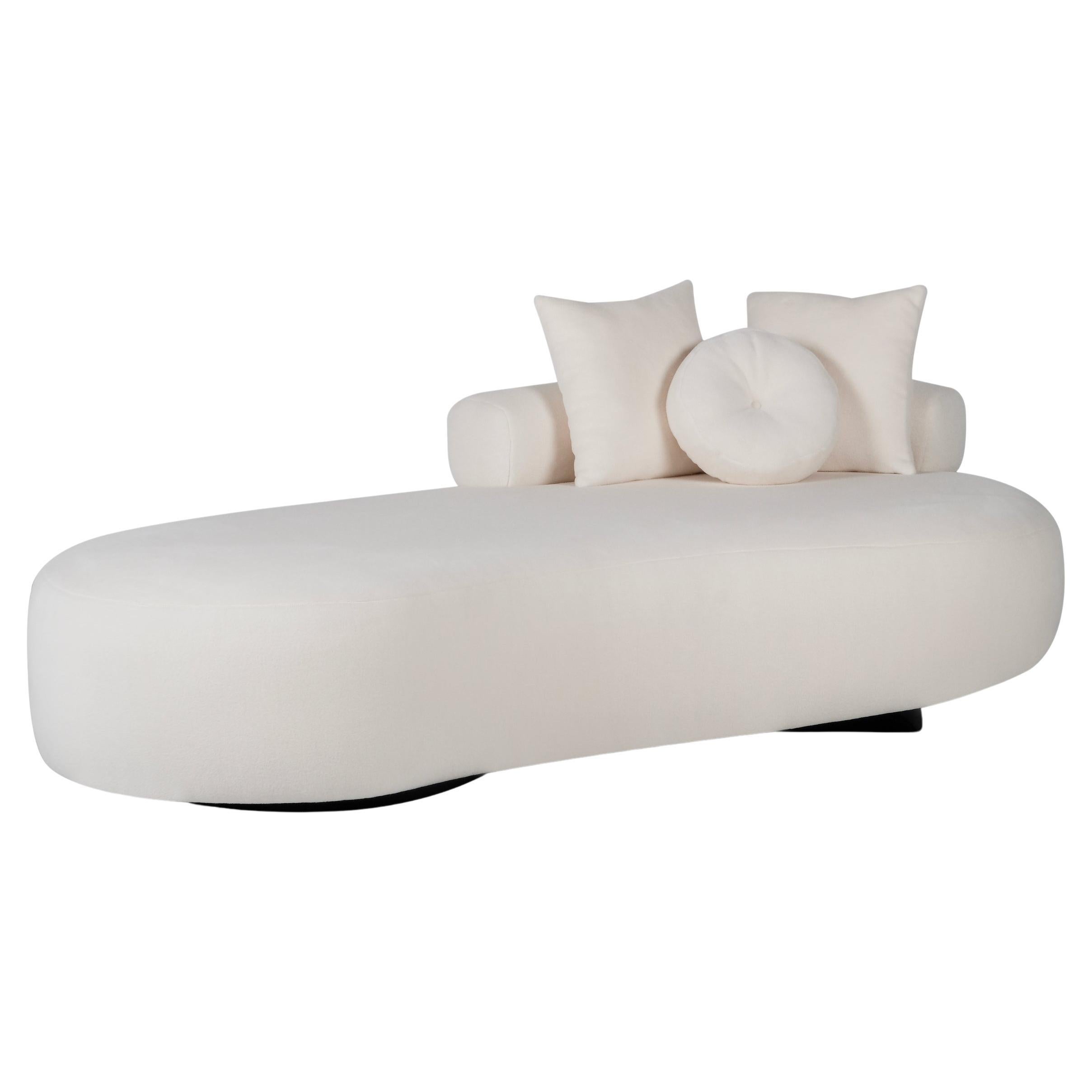 Contemporary, Twins Day Bed, Sofa, Italian Alpaca, Handmade by Greenapple