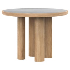 Tavolo da pranzo organico moderno Cerdeira, quarzite Golden Wave, fatto a mano Greenapple